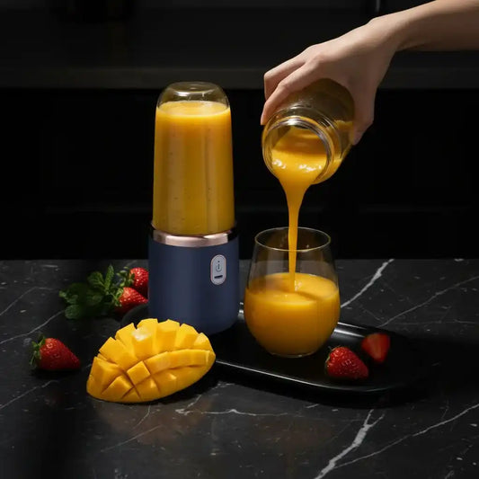 Hachoir électrique portable 400 ml avec 2 gobelets sur batterie — vue principale