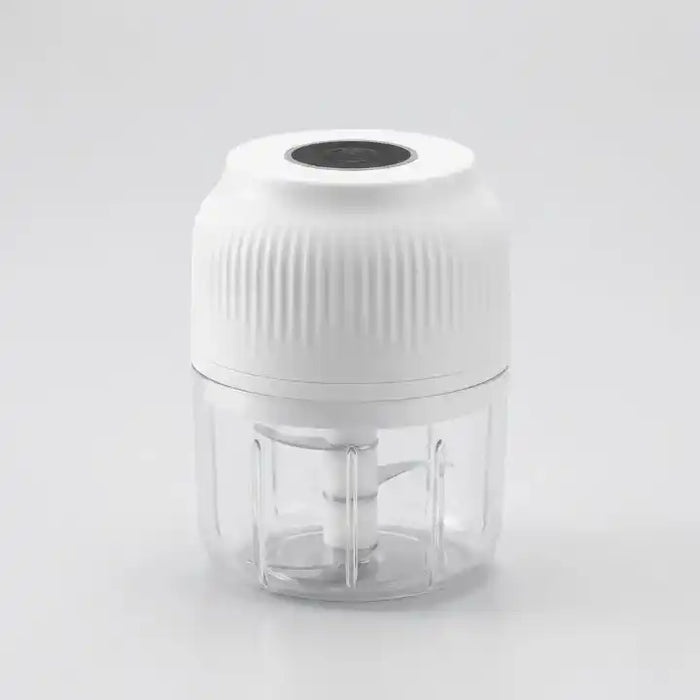 Mini hachoir électrique USB 250 ml blanc – ail
