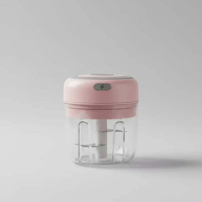 Mini hachoir électrique rose 30W 250 ml plastique