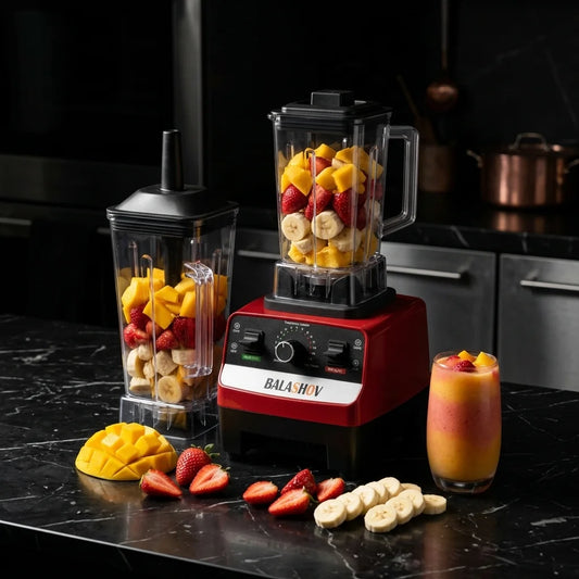 Hachoir blender 2000W - ambiance fruits tropicaux smoothie