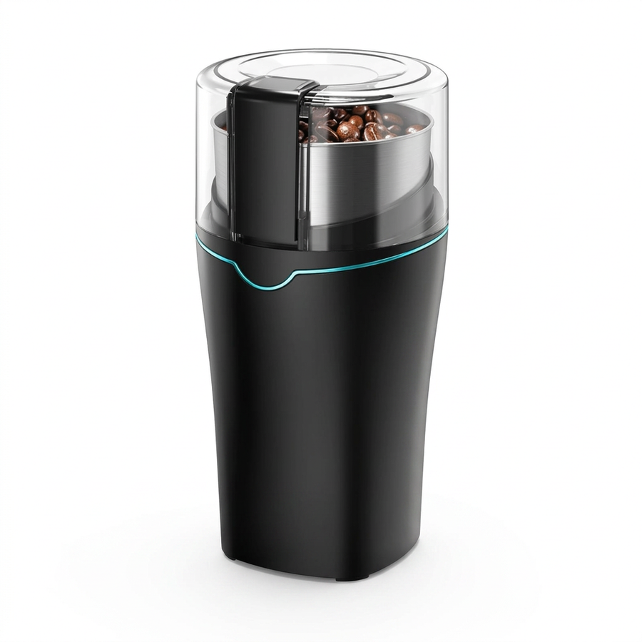 Hachoir à épices et café électrique 300 W, vue produit sur fond blanc