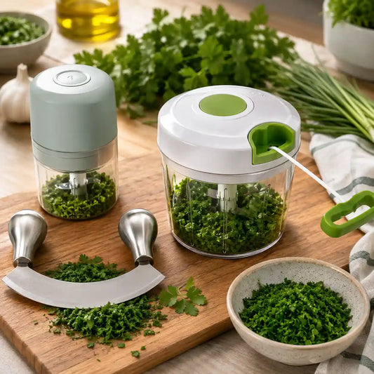 Quel hachoir choisir pour le persil, la ciboulette et les herbes fraîches