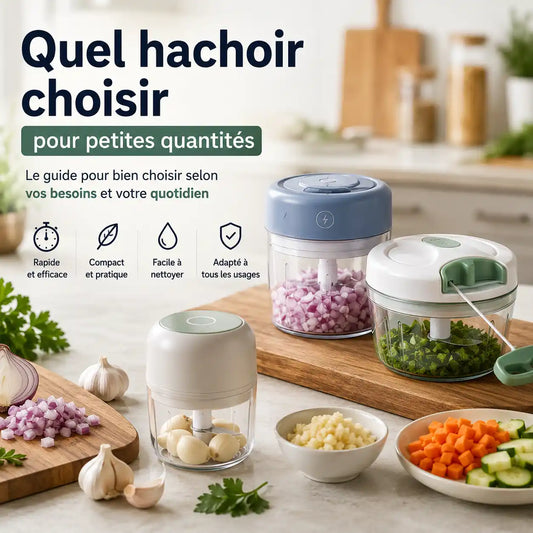 Quel hachoir choisir pour préparer de petites quantités