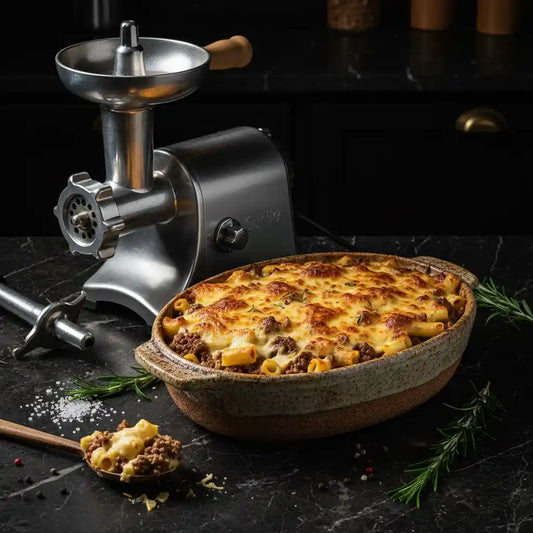 Gratin de pâtes à la viande hachée : crème fraîche ou béchamel