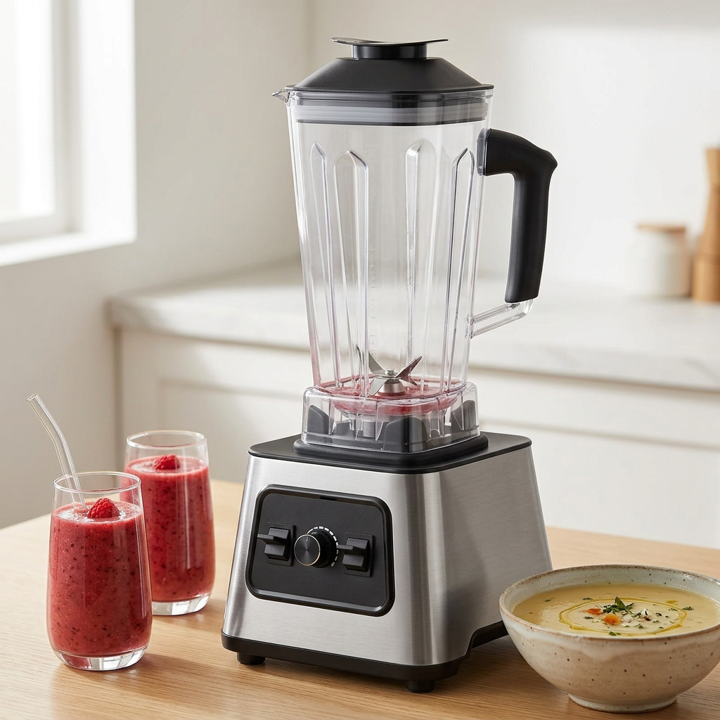 Blender hachoir de table 2,5 L, 4 lames inox, résultat obtenu