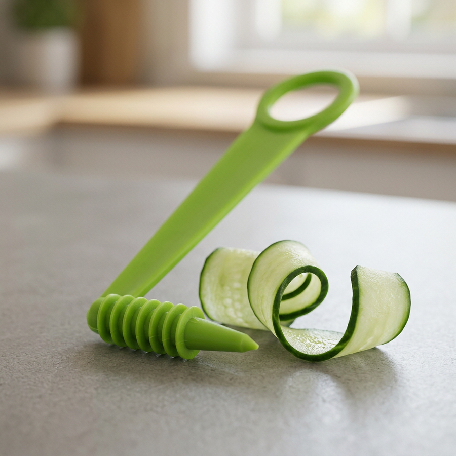Spiraliseur à main tire-bouchon, gros plan sur les détails