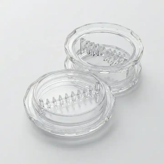Hachoir ail multifonction transparent à torsion en PP