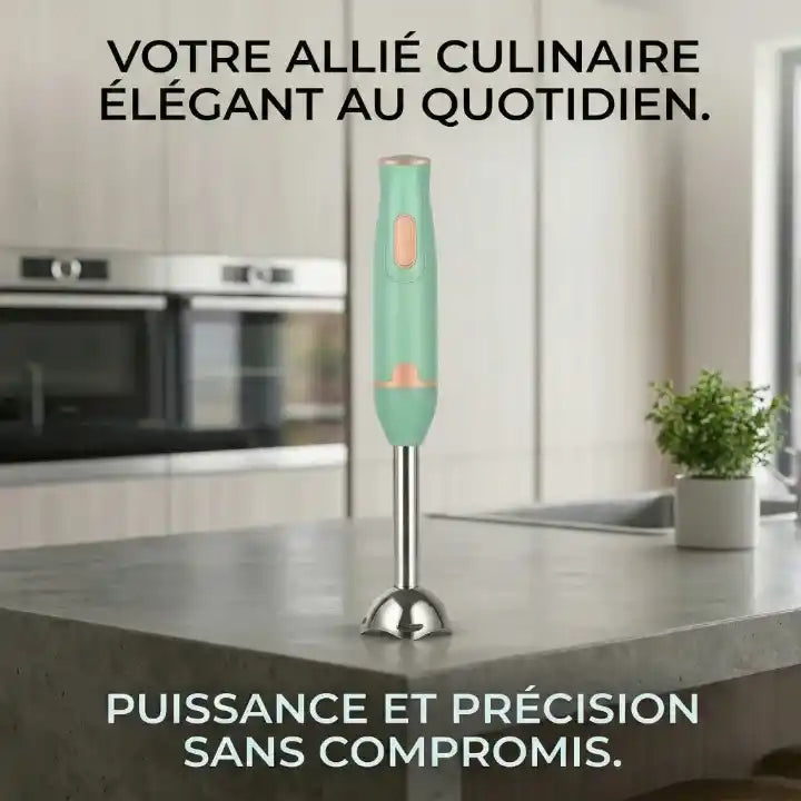 Hachoir blender électrique 300W mixeur plongeant — packaging et livraison