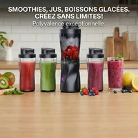 Hachoir blender portable 700 ml 360 W sur batterie — vue arrière