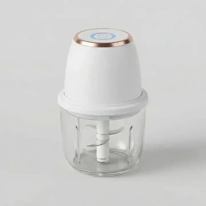 Mini hachoir électrique multifonction 350ml USB ivoire