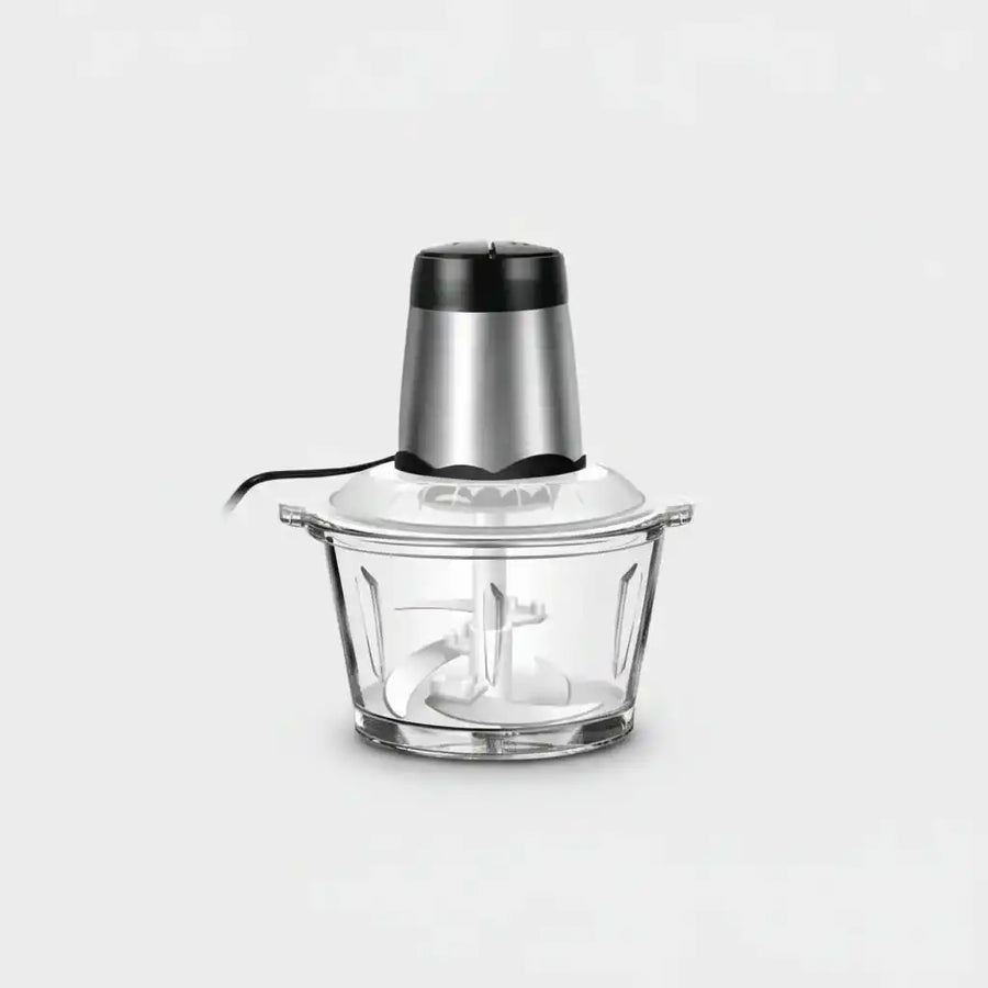 Hachoir électrique 300W bol verre 2L avec anneau antidérapant — vue principale