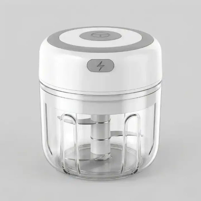 Mini hachoir électrique blanc 30W 250 ml plastique