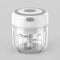 Mini hachoir électrique blanc 30W 250 ml plastique