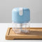 Mini hachoir électrique portable USB bleu ail et piment