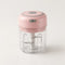 Mini hachoir électrique rose 250 ml