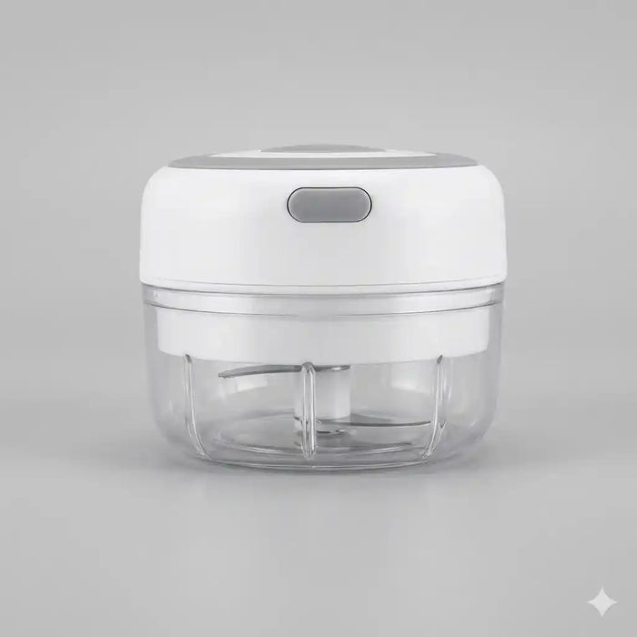 Mini hachoir électrique blanc 30W 100 ml plastique