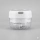 Mini hachoir électrique 30W 100–250 ml plastique — vue de dessus