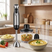 Hachoir mixeur plongeant 4 en 1 1200 W, en situation dans la cuisine