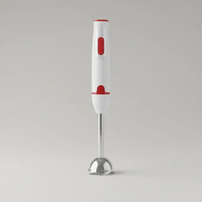 Hachoir blender électrique blanc-rouge 300W mixeur plongeant