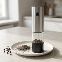 Moulin à poivre automatique compact rechargeable, résultat obtenu