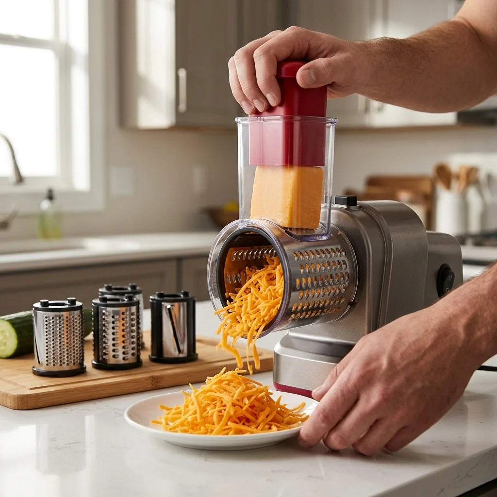 Hachoir 250W 5 en 1 - demonstration rapage legumes