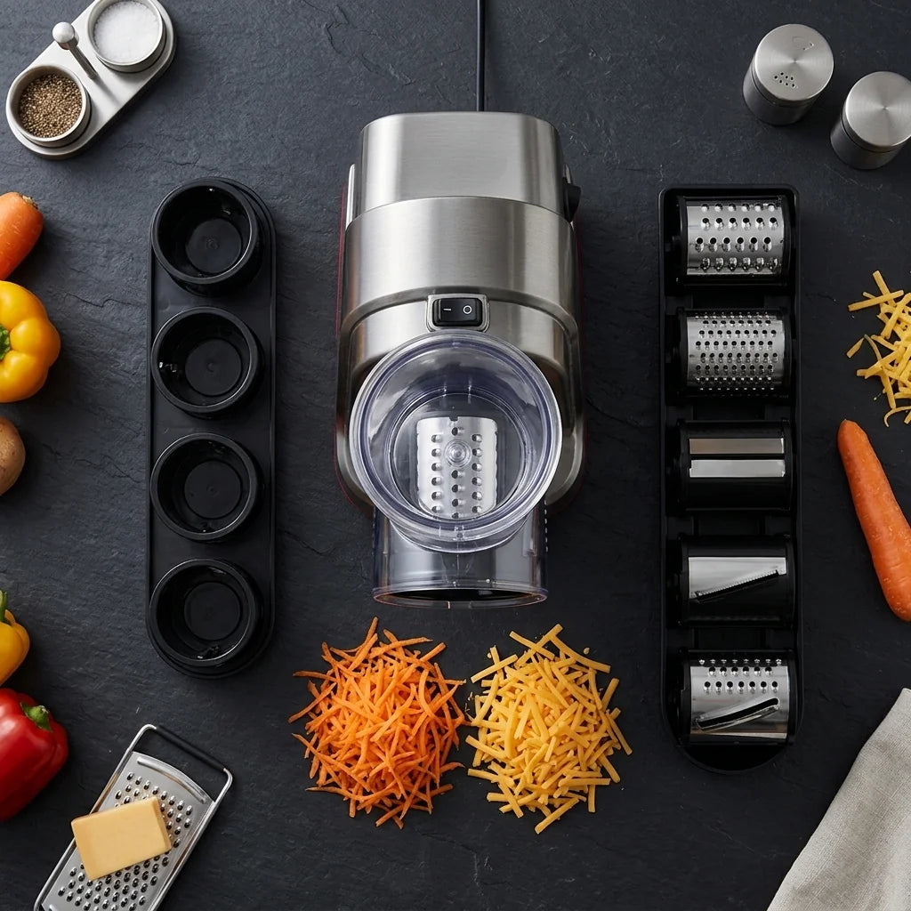 Hachoir 250W 5 en 1 - flat lay premium