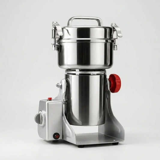 Hachoir electrique inox 800g 3000W epices grains - photo produit fond neutre