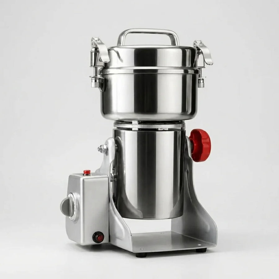 Hachoir electrique inox 800g 3000W epices grains - photo produit fond neutre