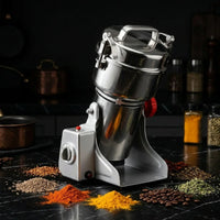 Hachoir inox 800g 3000W - ambiance epices et grains de cafe