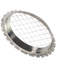 Grille ronde inox coupe-dés pour œufs et champignons