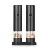 Moulin à poivre électrique rechargeable USB, seul ou en duo, vue produit sur fond blanc