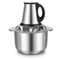 Hachoir électrique inox 5 L 500 W à poignée, 5 lames