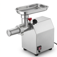Hachoir à viande électrique inox pro n°22, vue produit sur fond blanc