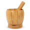 Mortier et pilon en bambou traditionnel