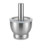 Mortier et pilon inox 304, base antidérapante