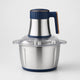 Hachoir électrique inox 5L 500W avec 6 lames et 5 vitesses présenté sur fond neutre