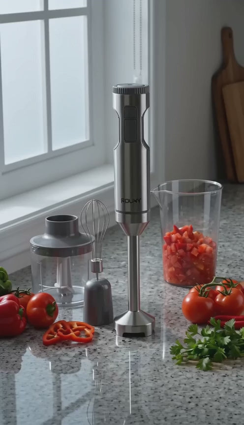 Hachoir multifonction 4 en 1 avec mixeur 751-1000W inox 304